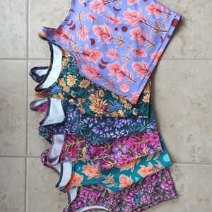 Set Of 6 Rachel Pohl Crop Tops - Size S